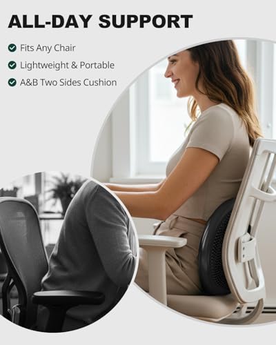 Trideer Wobble Cushion Core Balance Disc, Flexible Seating for Classroom Elementary, Wiggle Seat for Sensory Kids, Balance Pad with Inflation Pump - color: 34CM Black