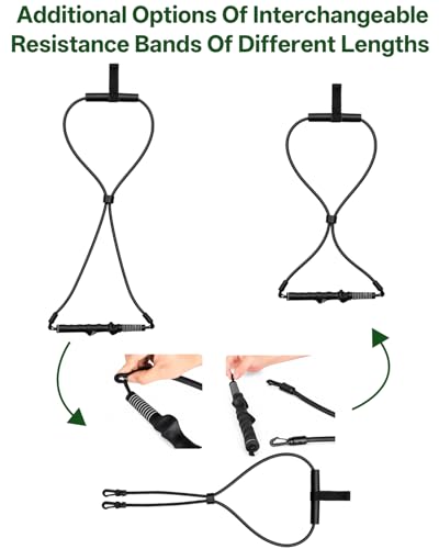 BoomBa Golf Swing Resistance Band Trainer, Golf Warm-Up and Strength Training Aid with Grip Handle, Swing Path Muscle Memory Practice Tool for Core, Wrist and Arm Exercises, Right Hand Only