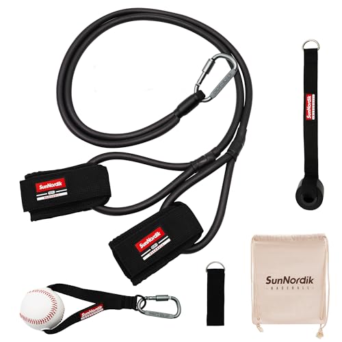 SunNordik Resistance Bands for Pitchers with Carry Bag - size: 40LB (Elite Level)