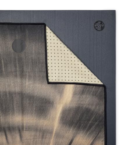 Manduka Yogitoes Hot Yoga Mat Towel - 71" | Moisture Activated Grip | Patented Silicone Nubs | Highly Absorbent, Durable & Easy Care | Made from Recycled Materials | 71 x 24 Inches | Heartwood - color: Heartwood, size: 71" x 24"