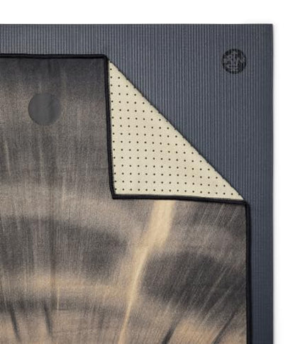 Manduka Yogitoes Hot Yoga Mat Towel - 71" | Moisture Activated Grip | Patented Silicone Nubs | Highly Absorbent, Durable & Easy Care | Made from Recycled Materials | 71 x 24 Inches | Heartwood - color: Heartwood, size: 71" x 24"