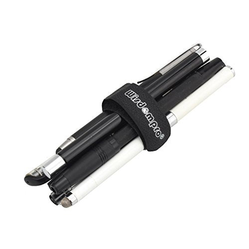 Wisdompro 20 Pack 0.8 x 8 In Small Hook and Loop Tie Down Straps Heavy Duty - size: 0.8 x 8 Inch, 20 Pack