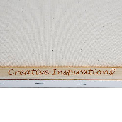 Stretched Canvas Packs - Multipack Low Cost Stretched Canvas for Artists, Painting, Professionals, & More! - [50 Pack - 8x20] - size: 8x20" - 50 Pack