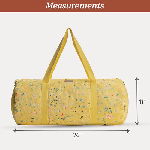 Maison d' Hermine Yoga Mat Duffle Bag Gym Tote Yoga Mat Carry Bag - color: Colmar - Yellow, style: Yoga Mat Gym Bag