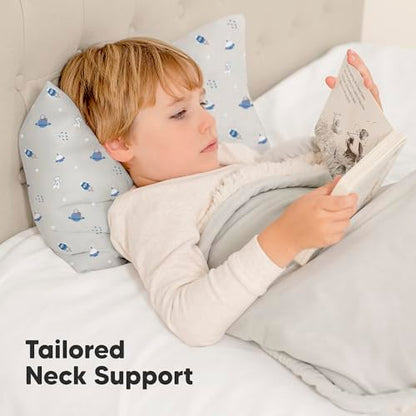 Toddler Pillow with Pillowcase, 13x18 My Little Dreamy Pillow (Cosmo) - color: Cosmo