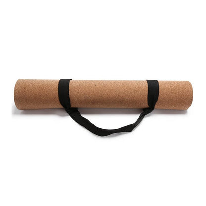 Natural Cork Yoga Mat 3mm thick Nonslip Hot Yoga Pilates with Carrying Strap and Lightweight - for Yoga and Outdoor or Indoor Yoga
