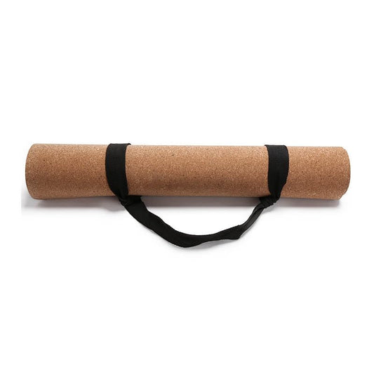 Natural Cork Yoga Mat 3mm thick Nonslip Hot Yoga Pilates with Carrying Strap and Lightweight - for Yoga and Outdoor or Indoor Yoga