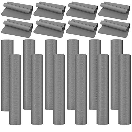 LEIFIDE 10 Pack Yoga Mat Bulk 68'' x 24'' x 4mm Thick Yoga Mat - color: Gray