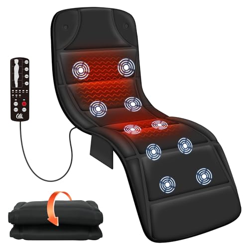CILI Full Body Massage Mat with Heat, Upgrade Graphene Heating Vibration Back Massage Pad, Full Body Massager for Bed Chair Sofa, Massage Mattress Pad, Ideal Gifts for Mom Dad
