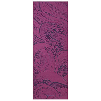 Gaiam 요가 매트 - 매우 두꺼운 프리미엄 6mm, 프린트, 양면, 미끄럼 방지, 운동 및 피트니스 매트, 모든 유형의 요가, 필라테스 및 바닥 운동용 (172.7cm/68인치) x 61cm/24인치 x 6mm 두께) - color: 라일락 오로라