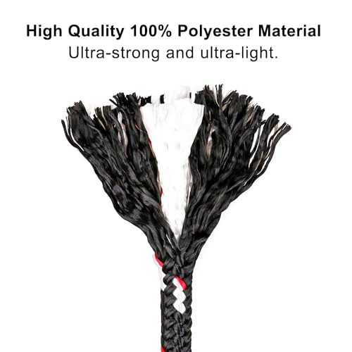 BeneLabel 1Pcs 39" Tree Swing Ropes Hanging Swing Strap for Hammock Black - color: Black, size: 39"