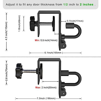 BeneLabel Heavy Duty Door Anchor Attachment - Shoulder Pulley for Rotator Cuff Recovery - Over Door Rehab Exerciser for Strength Training, Physical Therapy, Home Gym - Compatible with Any Resistance
