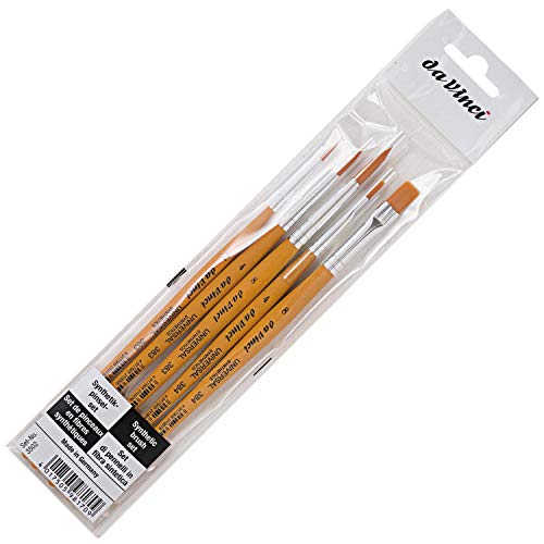 da Vinci Student Series 3502 Universal Student/Beginner Paint Brush Set, Synthetic with Lacquered Handle, 5 Brushes - style: 5 Brushes