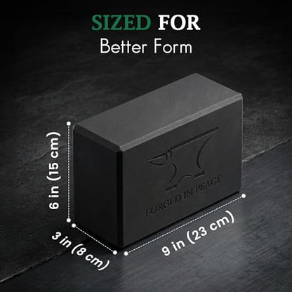 Men’s Yoga Block – High-Density EVA Foam, Non-Slip, Durable Support for Yoga & Fitness, Black