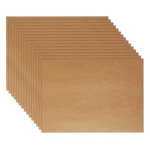 Guakicae 24 Sheets Brown Cardstock 8.5 x 11 Craft Paper 110lb | Heavyweight Kraft Paper Card Stock for Cards Making, Wedding Invitations, Thank You Cards, Birthday - color: Brown, size: 8.5x11-24pcs