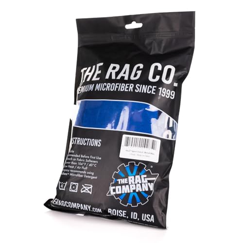 The Rag Company - Sport & Workout Towel - Gym, Exercise, Fitness, Spa, Ultra Soft, Super Absorbent, Fast Drying Premium Microfiber, 320gsm, 16in x 27in, Royal Blue (3-Pack) - color: Royal Blue