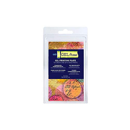 Gel Press Monoprinting Gelli Plate - (3" x 5") - 10808 | Small Gel Printing Plate for Arts & Crafts - size: 3" x 5"