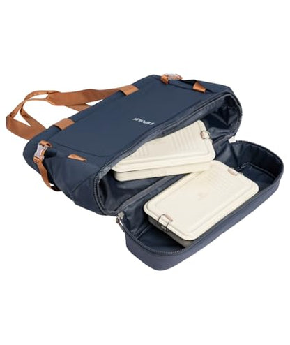 STANLEY Vitalize Tote| Gym, Work & Travel Bag with Laptop Sleeve | Expandable Bottom Compartment | Tumbler & Water Bottle Pockets | Durable Recycled Fabric | Twilight - color: Twilight, size: Tote