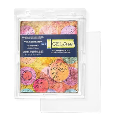 Gel Press Monoprinting Gelli Plate - (Size: 8" X 10") - 10802 | Top Gel Printing Plate for Arts & Crafts - size: 8" x 10"