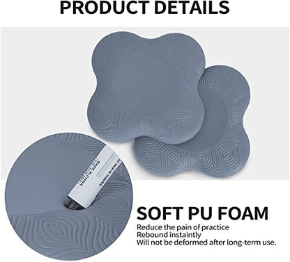 Yoga Knee Pad Cushion Extra Thick for Knees Elbows Wrist Hands Head Foam Yoga Pilates Work Out Kneeling pad - color: Grey