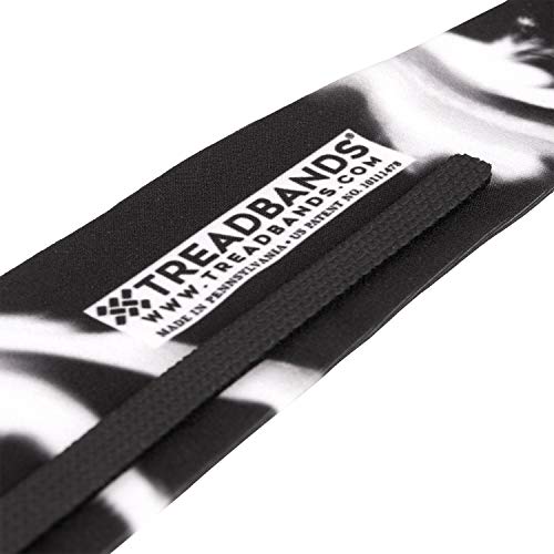 TreadBands All Terrain Tieback Non Slip Headband - Designs. Guaranteed to Stay in Place, Keeps Sweat Out of Your Eyes, Patented Grip Technology. - color: Designs - Smoky Ghost