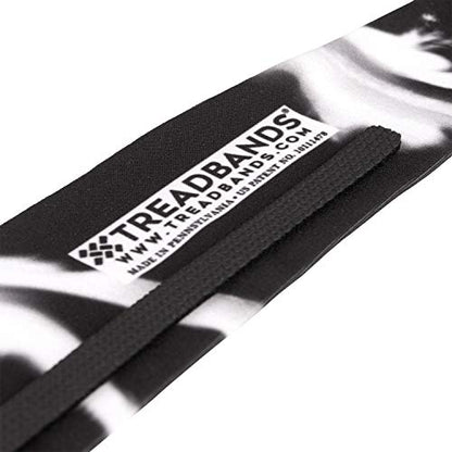 TreadBands All Terrain Tieback Non Slip Headband - Designs. Guaranteed to Stay in Place, Keeps Sweat Out of Your Eyes, Patented Grip Technology. - color: Designs - Smoky Ghost