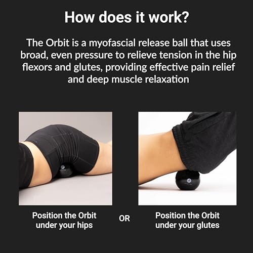 Aletha - Hip Flexor Release Ball By The Original Inventor of The Hip Hook™ | Psoas Massage Ball for Pain Relief & Trigger Point Muscle Therapy - size: 1 Count (Pack of 1)