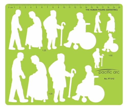 Pacific Arc Template: Human Figure (Geriatric) 1:20/1:25/1:50 - style: Human Figure (geriatric)