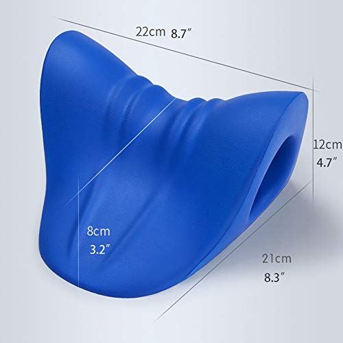 RESTCLOUD Neck and Shoulder Relaxer, Cervical Traction Device for TMJ Pain Relief and Cervical Spine Alignment, Chiropractic Pillow Neck Stretcher