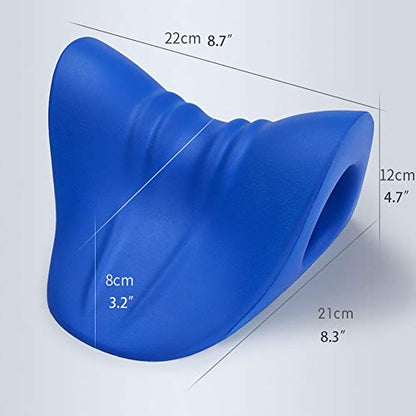 RESTCLOUD Neck and Shoulder Relaxer, Cervical Traction Device for TMJ Pain Relief and Cervical Spine Alignment, Chiropractic Pillow Neck Stretcher