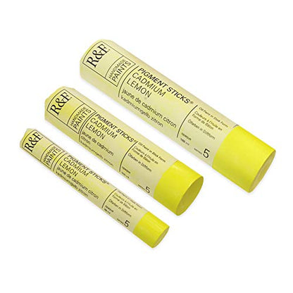 R&F Handmade Paints 2650 Oil Pigment Stick 100ml Cadmium Lemon - color: Cadmium Lemon, size: 1 Count (Pack of 1)