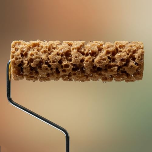 Hanroy 6" Sea Sponge Roller - Texture Paint for Walls, Faux Finish | 6-Inch Sea Sponge Roller For Faux Finish & Texture Painting. Sponge Patterns On Walls & Ceilings.Washable & Reusable(M60) - color: M60