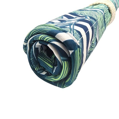 Funny live Paint Brush Holder Art Supplies, Artist Brush Holder & Storage Organizer Roll-Up Case Bag, Protect Acrylic Oil Watercolor Paintbrushes (Green Leaf 20 Slot Pockets) - color: Green Leaf 20 Slot Pockets
