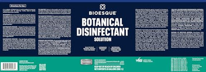 Bioesque Botanical Disinfectant Solution, Heavy Duty Broad-Spectrum Disinfectant, Kills 99.9% of Bacteria, Viruses*, Fungi, & Molds, 55 Gallon (Pack of 1) - size: 7040 Fl Oz (Pack of 1)