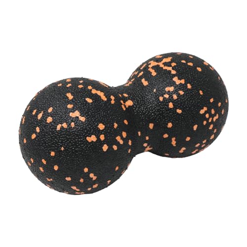 yueton 1Pack Peanut Massage Ball Myofascial Release Acupoint Massage Deep Tissue Muscle Massage Back Leg Massage Roller Mobility Ball for Daily Physical Therapy Yoga Therapy