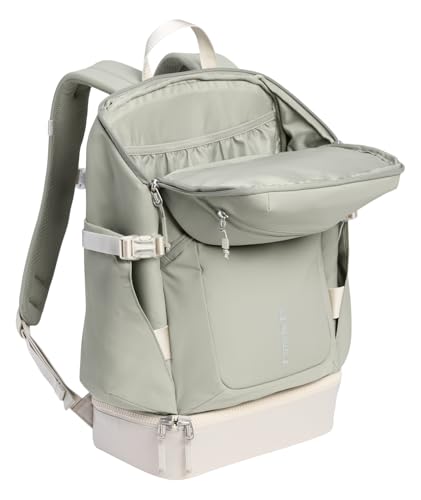 STANLEY Vitalize Backpack | Gym, Work & Travel Bag with Laptop Sleeve | Expandable Bottom Compartment | Tumbler & Water Bottle Pockets | Durable Recycled Fabric | Sage Grey - color: Sage Grey, size: Backpack