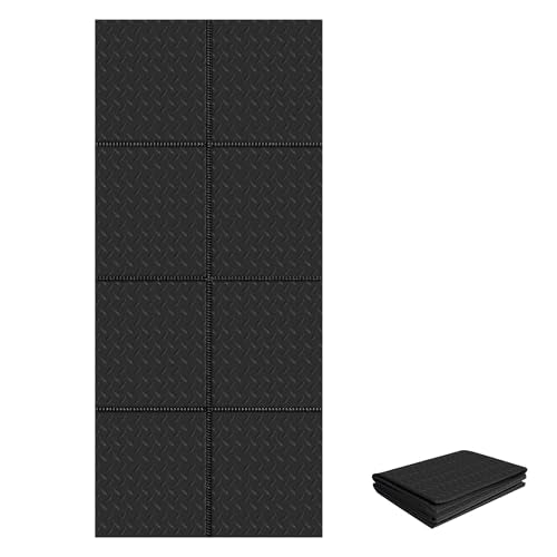 Walking Pad Mat for Carpet - 0.25" Thick Foldable Treadmill Mat - size: 55"L x 23.6"W x 0.3"Th