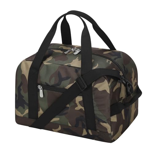 Apenze Small Gym Bag,12 inch Carry On Bag - color: Camouflage, size: 12 inch