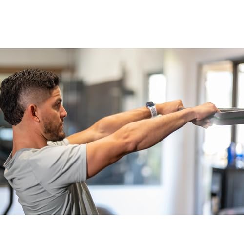 Fabric Resistance Bands with Looped Handles for Pull Up Assistance, Stretching, Mobility & Rehab | Long Non-Slip Workout Bands for Strength Training, Recovery & Home Gym Exercise - color: Black - Heavy