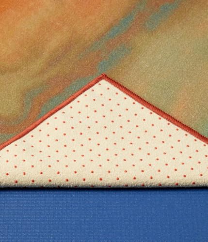 Manduka Yogitoes Hot Yoga Mat Towel - 71" | Moisture Activated Grip | Patented Silicone Nubs | Highly Absorbent, Durable & Easy Care | Made from Recycled Materials | 71 x 24 Inches | Dawning - color: Dawning, size: 71" x 24"
