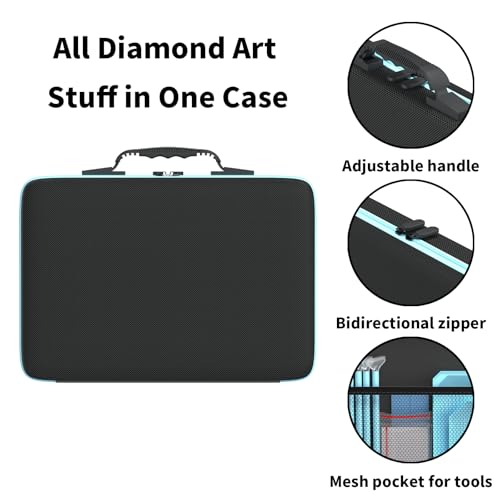 Diamond Painting Storage Containers Art Kits for Adults, 80 Slots Portable Bead Storage Boxes for Diamond Painting Accessories and Tools - size: 80 Square Bottle