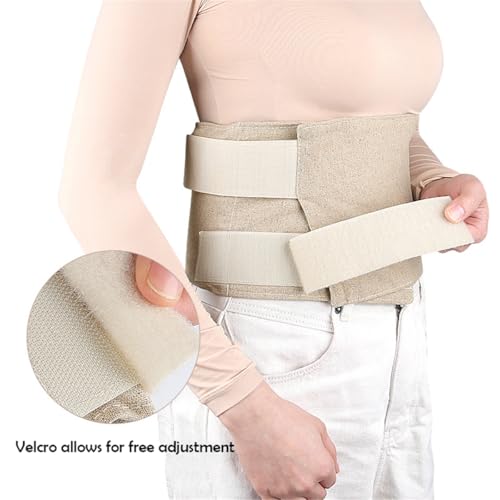 Waist Acupressure Massage Belt, Adjustable Lumbar Support Pillow Acupressure Wrap Strap Spiky Pressure Points Massage Acupuncture Mat Waist Belt for Lower Back Sciatica Pain Relief & Muscle Relaxation