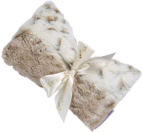 Sonoma Lavender Spa Mask, Heatable/Chillable Aromatherapy Eye Pillow with Lavender Infused Flaxseed Insert, Eye Compress for Stress Relief with Removable and Washable Cover (Arctic Circle) - color: Arctic Circle