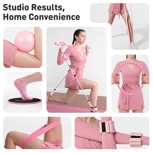 Pilates Kit for Beginners to Advanced with Training Video & Guide
