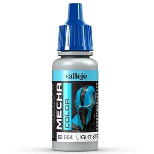 Vallejo Light Steel 17ml Painting Accessories - color: Light Steel, size: 0.57 Fl Oz (Pack of 1)
