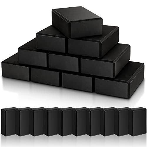 10 Pcs Yoga Blocks Bulk Foam EVA Blocks for Yoga - color: Black
