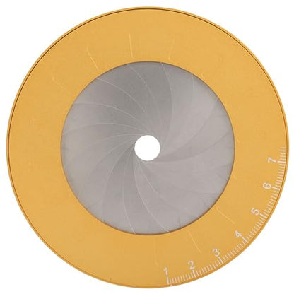 Circle Drawing Maker, Metal Round Circle Drawing Tool Professional Drawing Ruler with Scale for Drafting, Designing Drawing Office