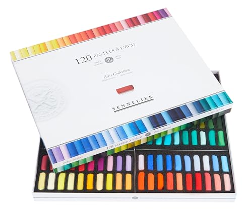 Sennelier Soft Pastels Half Stick Set 120/Pkg-Paris, Paris - color: Assorted/Multicolor, size: 120 Count (Pack of 1)