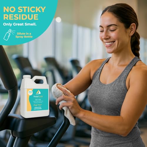 SwaytAway Fitness Mat Cleaner Concentrate Fresh Mint, 32oz Makes 4 Gallons - size: 32 Fl Oz (Pack of 1)