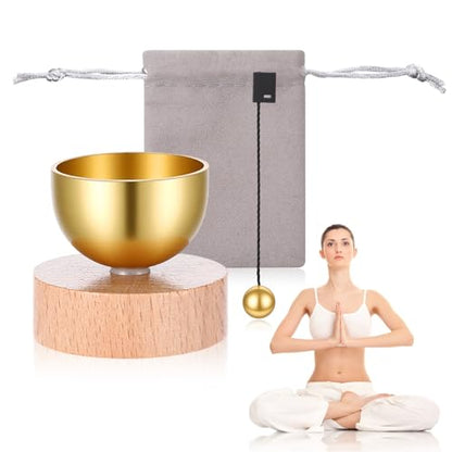 MIni Singing Bowl Set, Meditation Sound Bowl with Bag | for Yoga, Meditation Relaxation, Mindfulness,Chakra Energy Healing, Self-Regulation, Stress Relief, Spiritual Gifts
